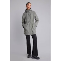 Defacto Beli Büzgülü Kapüşonlu Long Fit Yağmurluk H0001ax26aukh401 Haki-kh401 Defacto Beli Büzgülü Kapüşonlu Long Fit Yağmurluk H0001ax26aukh401 Haki-kh401