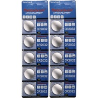 Mettzchrom 2032 10 Adet 3 Volt Cr2032 Lityum Düğme Para Pil