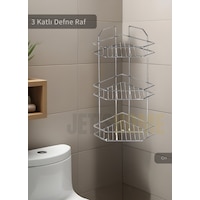 Banyo Rafı Mutfak Rafı Paslanmaz Baharatlık 3 Katlı Köşelik Şampuanlık Krom Banyo Rafı Mutfak Rafı Paslanmaz Baharatlık 3 Katlı Köşelik Şampuanlık Krom