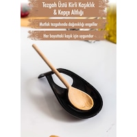 Akrilik Siyah Tezgah Üstü Kirli Kaşıklık & Kepçe Altlığı Akrilik Siyah Tezgah Üstü Kirli Kaşıklık & Kepçe Altlığı