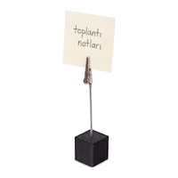 Metal Not Tutucu Metal Kıskaçlı Notluk Siyah Masaüstü Not Tutacağı Metal Not Tutucu Metal Kıskaçlı Notluk Siyah Masaüstü Not Tutacağı
