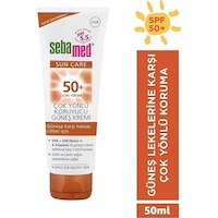 Sebamed Sun Care UVA / UVB Filtresi ve E Vitamini Üçlü Yüksek Koruma Çok Yönlü Güneş Kremi 50 SPF 50 ML Sebamed Sun Care UVA / UVB Filtresi ve E Vitamini Üçlü Yüksek Koruma Çok Yönlü Güneş Kremi 50 SPF 50 ML