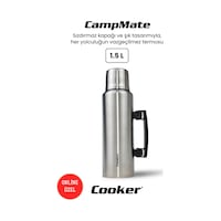 Cooker Campmate 1.5 Litre Paslanmaz Çelik Termos Ckr2084 Diğer Cooker Campmate 1.5 Litre Paslanmaz Çelik Termos Ckr2084 Diğer