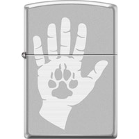 Zippo Hand And Paw Print Design Çakmak Zippo Hand And Paw Print Design Çakmak