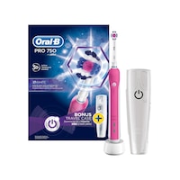 Oral-B Pro 750 CrossAction Elektrikli Diş Fırçası Pembe Oral-B Pro 750 CrossAction Elektrikli Diş Fırçası Pembe