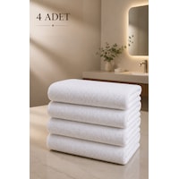 4 Adet Beyaz 50x85 Cm 200 Gram Bukle - Armür Otel El-yüz Havlusu Beyaz 4 Adet Beyaz 50x85 Cm 200 Gram Bukle - Armür Otel El-yüz Havlusu Beyaz