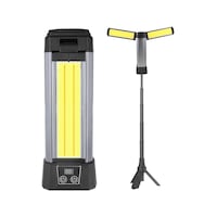 Powermaster Çalışma Lambası 25 Watt 2 Kanatlı Ayaklı Şarjlı Işıldak Kamp Lampası Aydınlatma Powermaster Çalışma Lambası 25 Watt 2 Kanatlı Ayaklı Şarjlı Işıldak Kamp Lampası Aydınlatma