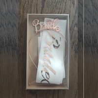 Rose Gold Bride To Be Taç Ve Kuşak Set Model 2 Rose Gold Bride To Be Taç Ve Kuşak Set Model 2