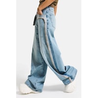 it's basic Kadın T.kot Rengi 12s6-32 Süper Baggy Fit Özel Tasarım Denim Jean it's basic Kadın T.kot Rengi 12s6-32 Süper Baggy Fit Özel Tasarım Denim Jean