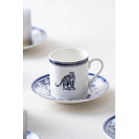 Acar Home Pars 6 Kişilik Kahve Fincanı Takımı - 90 Ml Beyaz - Lacivert Acar Home Pars 6 Kişilik Kahve Fincanı Takımı - 90 Ml Beyaz - Lacivert