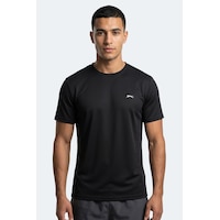 Slazenger Haunted I Erkek Siyah Tişört Slazenger Haunted I Erkek Siyah Tişört
