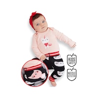 Denokids Kedi Kız Bebek Body Tayt-Pantolon Takım Çok Renkli Denokids Kedi Kız Bebek Body Tayt-Pantolon Takım Çok Renkli
