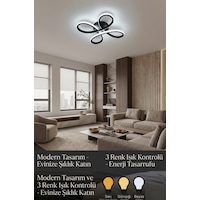 Lzy Avize Store Daisy 4 Lü Siyah Avize Modern Salon, Mutfak, Çocuk Odası, Antre Aydınlatma Siyah 1.model Lzy Avize Store Daisy 4 Lü Siyah Avize Modern Salon, Mutfak, Çocuk Odası, Antre Aydınlatma Siyah 1.model