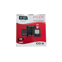 Helios 100w Led Solar Projektör Monokristal Panel Ip67 Uzaktan Kumandalı Helios 100w Led Solar Projektör Monokristal Panel Ip67 Uzaktan Kumandalı