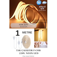 Ankara Teknik 220 Volt Cob Neon Led F-cob Led Yüksek Lümen Dış-ıç Mekan Günışığı 1 Metre Ankara Teknik 220 Volt Cob Neon Led F-cob Led Yüksek Lümen Dış-ıç Mekan Günışığı 1 Metre