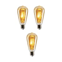 Rutter Rt-11203 6w Armut Rustik Led Ampul Amber - 3 Adet Rutter Rt-11203 6w Armut Rustik Led Ampul Amber - 3 Adet