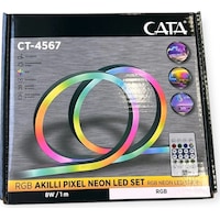 Cata Ct-4567 Pixel Neon Led Set 5 Metre Rgb Kumandalı Esnek Şerit Işık İç & Dış Mekan Cata Cata Ct-4567 Pixel Neon Led Set 5 Metre Rgb Kumandalı Esnek Şerit Işık İç & Dış Mekan Cata