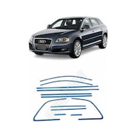 Audi A3 Hb 2008-2012 Uyumlu Krom Cam Çerçeve 12 Parça Tam Tur Paslanmaz Krom Audi A3 Hb 2008-2012 Uyumlu Krom Cam Çerçeve 12 Parça Tam Tur Paslanmaz Krom