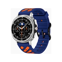 Samsung Galaxy Watch 8 40mm / 44mm / 46mm Classic Uyumlu Çift Renkli Silikon Spor Kordon Samsung Galaxy Watch 8 40mm / 44mm / 46mm Classic Uyumlu Çift Renkli Silikon Spor Kordon