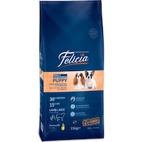 Felicia Düşük Tahıllı Kuzu Etli Küçük ve Orta Irk Yavru Köpek Maması 3 KG Felicia Düşük Tahıllı Kuzu Etli Küçük ve Orta Irk Yavru Köpek Maması 3 KG