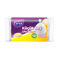 Parex Güçlü Küçük Boy Çöp Torbası Şeffaf 40 x 50 CM Parex Güçlü Küçük Boy Çöp Torbası Şeffaf 40 x 50 CM