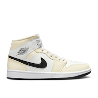 Nike Air Jordan 1 Mid Coconut Milk W Bej - Beyaz Nike Air Jordan 1 Mid Coconut Milk W Bej - Beyaz
