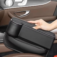 Polham Deri Araç İçi Ön Koltuk Yanı Saklama Kutusu, Telefon, Cüzdan, Bardak Tutucu Düzenleyici Organizer Polham Deri Araç İçi Ön Koltuk Yanı Saklama Kutusu, Telefon, Cüzdan, Bardak Tutucu Düzenleyici Organizer