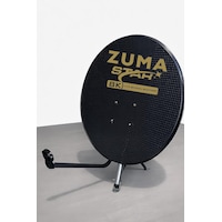 Zumastar 85cm 0.70mm Çanak Anten Siyah Zumastar 85cm 0.70mm Çanak Anten Siyah