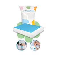 Viscofoam Lüks Terletmeyen Ortopedik Yastık Serinleten Visco Yastık Jelli Yastık 60x40x11cm Viscofoam Lüks Terletmeyen Ortopedik Yastık Serinleten Visco Yastık Jelli Yastık 60x40x11cm