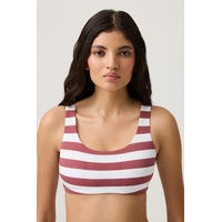 Los Ojos Bordo-beyaz Çizgili Kare Yaka Spor Bikini Üstü Sporty Top Bordo-beyaz Bordo-beyaz Los Ojos Bordo-beyaz Çizgili Kare Yaka Spor Bikini Üstü Sporty Top Bordo-beyaz Bordo-beyaz