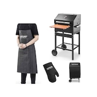 Luxchef LC50 Barbekü Mangal + Kılıf + Önlük + BBQ Eldiveni Luxchef LC50 Barbekü Mangal + Kılıf + Önlük + BBQ Eldiveni