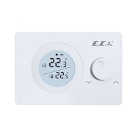 E.C.A. Poly Pure 100 W Kablosuz Oda Termostatı Beyaz E.C.A. Poly Pure 100 W Kablosuz Oda Termostatı Beyaz