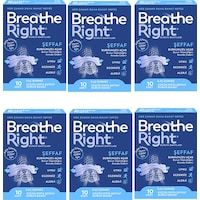 Breathe Right Şeffaf Burun Bandı 10'lu x 6 Paket Breathe Right Şeffaf Burun Bandı 10'lu x 6 Paket
