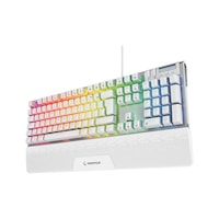 Rampage Carbon Beyaz Rgb Q Gaming Oyuncu Klavye Bilek Destekli Red Switch Rampage Rampage Carbon Beyaz Rgb Q Gaming Oyuncu Klavye Bilek Destekli Red Switch Rampage