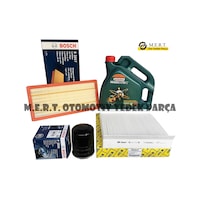 Fiat Egea 1.4 Yağ Bakım Filtre Seti + Castrol Magnatec Fiat Egea 1.4 Yağ Bakım Filtre Seti + Castrol Magnatec