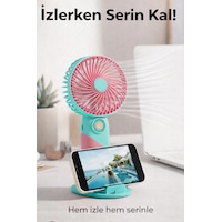 Standlı Şarjlı Mini El Fanı 3 Kademeli, Sessiz, Taşınabilir Masaüstü Vantilatör Standlı Şarjlı Mini El Fanı 3 Kademeli, Sessiz, Taşınabilir Masaüstü Vantilatör