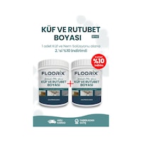 Floorix Küf Ve Rutubet Boyası 1l+1l 2 L 0001 Beyaz Floorix Küf Ve Rutubet Boyası 1l+1l 2 L 0001 Beyaz