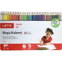 Lets Kuru Boya Kalemi 36 Lı Metal Kutu Lets Kuru Boya Kalemi 36 Lı Metal Kutu