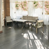 Tu Tienda Nergiz 3 1 1 Mermer Masa Bahçe Balkon Mobilyası,krem Bej Tu Tienda Nergiz 3 1 1 Mermer Masa Bahçe Balkon Mobilyası,krem Bej