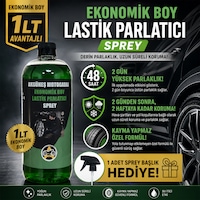 Akgüneş Motogaraj Lastik Parlatıcı Uv Korumalı, Kayma Yapmayan Profesyonel Lastik Bakım Ürünü 1 Lt Akgüneş Motogaraj Lastik Parlatıcı Uv Korumalı, Kayma Yapmayan Profesyonel Lastik Bakım Ürünü 1 Lt