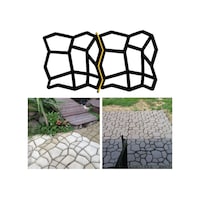 Bahçe Taş Kalıp Beton Kalıbı Zemin Kaplama Kalıbı 42x40 Cm 2 Adet Bahçe Taş Kalıp Beton Kalıbı Zemin Kaplama Kalıbı 42x40 Cm 2 Adet