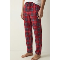 Elemge Kareli Erkek Pijama Altı Yumuşak Süet Kumaş Rahat Kesim Cepli Ipli Relax Fit Kırmızı Ekoseli Esnek Elemge Kareli Erkek Pijama Altı Yumuşak Süet Kumaş Rahat Kesim Cepli Ipli Relax Fit Kırmızı Ekoseli Esnek