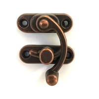 Yay Gözü, Ahşap Kutu Klipsi - Büyük 37x45 Mm, Antik, 1 Adet Yay Gözü, Ahşap Kutu Klipsi - Büyük 37x45 Mm, Antik, 1 Adet