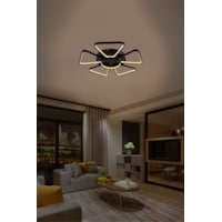 3 Renkli Modern 6 Kollu Led Tavan Avizesi Yıldız Formlu Siyah Geometrik Salon Aydınlatma 1 3 Renkli Modern 6 Kollu Led Tavan Avizesi Yıldız Formlu Siyah Geometrik Salon Aydınlatma 1