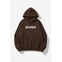 Uyguntarz Unisex Yumuşak Dokulu Baba Oluyorsun Baskılı Tasarım Oversize 3 İplik Hoodie Sweatshirt Kahverengi Uyguntarz Unisex Yumuşak Dokulu Baba Oluyorsun Baskılı Tasarım Oversize 3 İplik Hoodie Sweatshirt Kahverengi
