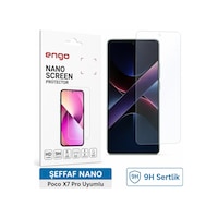 Poco X7 Pro Ekran Koruyucu Nano Şeffaf Esnek 9h Sertlik Poco X7 Pro Ekran Koruyucu Nano Şeffaf Esnek 9h Sertlik