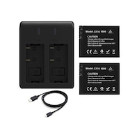 Akaso Brave 4 Pro Aksiyon Kamera Bataryası 2 Batarya + 2'li Şarj Adaptörü Akaso Brave 4 Pro Aksiyon Kamera Bataryası 2 Batarya + 2'li Şarj Adaptörü