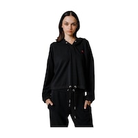 Ellesse Kadın Kapüşonlu Sweatshirt - Ef209-1-10253 Siyah Ellesse Kadın Kapüşonlu Sweatshirt - Ef209-1-10253 Siyah