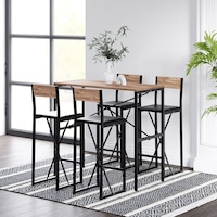 4 Kişilik Gzl Bar Sandalye Yemek Takımı Döşeme Çam 1586 4 Kişilik Gzl Bar Sandalye Yemek Takımı Döşeme Çam 1586