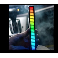Sese Duyarlı Ritim Çubuğu,rgb 32led Işık Araç İçi Ekolayzer Sese Duyarlı Ritim Çubuğu,rgb 32led Işık Araç İçi Ekolayzer